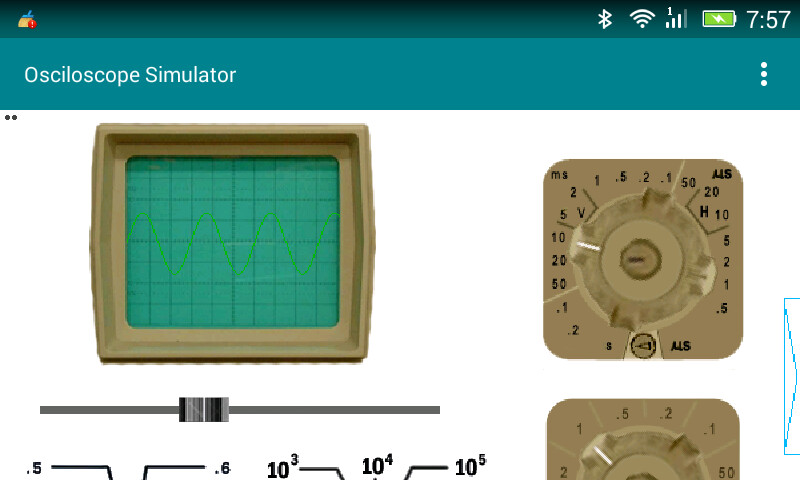 Run android online APK Oscilloscope Simulator from MyAndroid or emulate Oscilloscope Simulator using MyAndroid