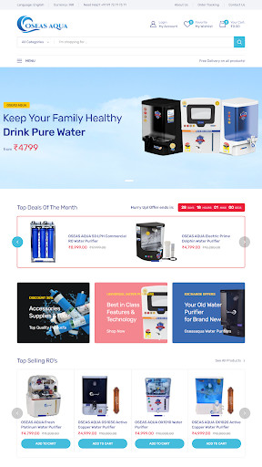 Run android online APK Oseas Aqua: RO Water Purifiers from MyAndroid or emulate Oseas Aqua: RO Water Purifiers using MyAndroid