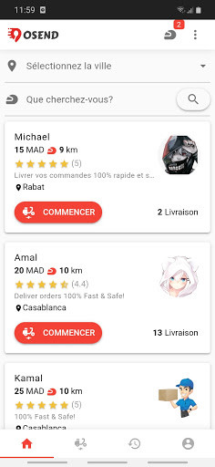 Run android online APK OSend from MyAndroid or emulate OSend using MyAndroid