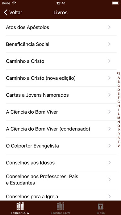 Emulate iPhone app Os escritos de Ellen G. White using MyAndroid Emulate iPhone app Os escritos de Ellen G. White using MyAndroid