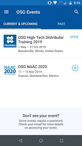 Run android online APK OSG Events from MyAndroid or emulate OSG Events using MyAndroid