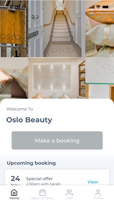 Emulate iPhone app Oslo Beauty using MyAndroid Emulate iPhone app Oslo Beauty using MyAndroid