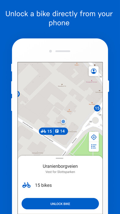 Emulate iPhone app Oslo City Bike using MyAndroid