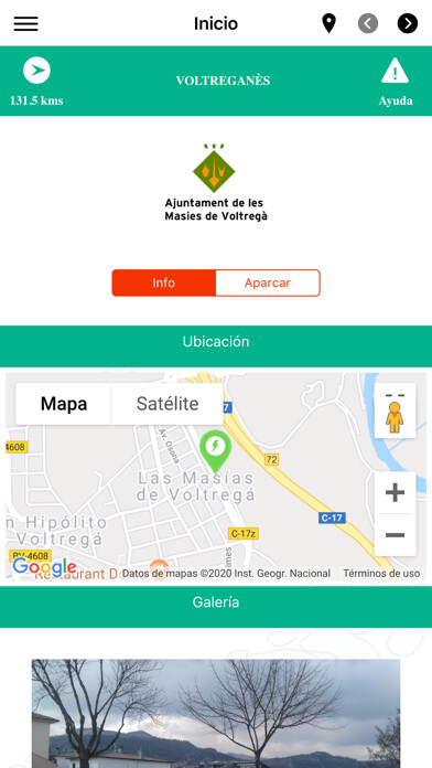 Emulate iPhone app Osona Territori Camper using MyAndroid