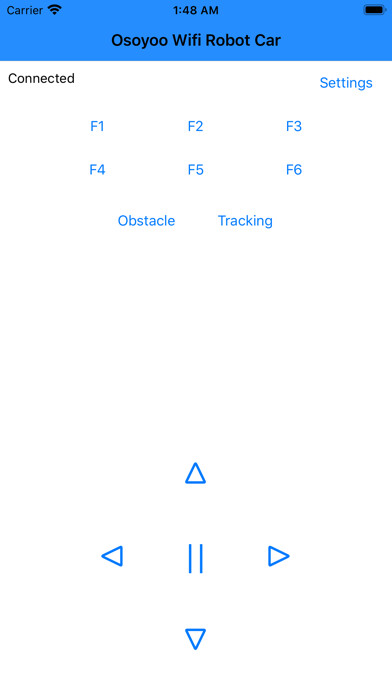 Emulate iPhone app Osoyoo Wifi Robot Car UDP App using MyAndroid Emulate iPhone app Osoyoo Wifi Robot Car UDP App using MyAndroid