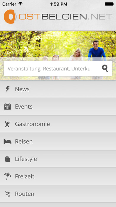 Emulate iPhone app Ostbelgien.Net iPhone using MyAndroid Emulate iPhone app Ostbelgien.Net iPhone using MyAndroid