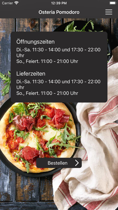 Emulate iPhone app Osteria Pomodoro using MyAndroid Emulate iPhone app Osteria Pomodoro using MyAndroid