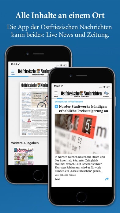 Emulate iPhone app Ostfriesische Nachrichten using MyAndroid Emulate iPhone app Ostfriesische Nachrichten using MyAndroid