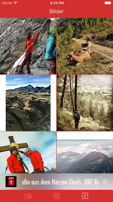 Emulate iPhone app Osttirol using MyAndroid