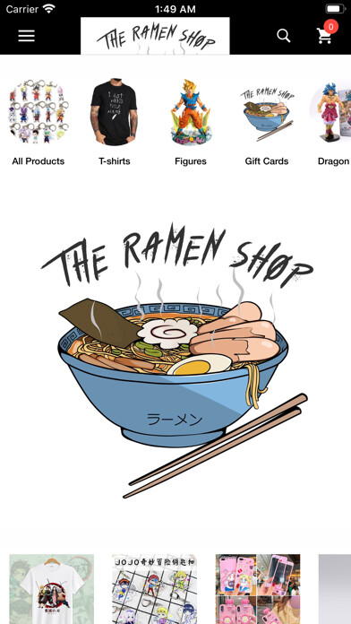 Emulate iPhone app Otaku Merch - The Ramen Shop using MyAndroid Emulate iPhone app Otaku Merch - The Ramen Shop using MyAndroid