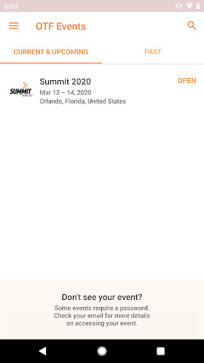 Run android online APK OTF Events from MyAndroid or emulate OTF Events using MyAndroid
