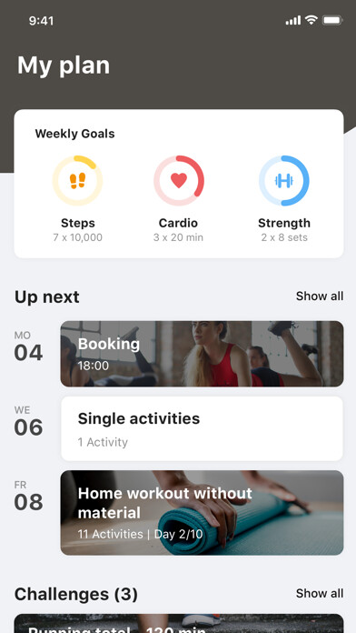 Run android online APK OTG Fitness from MyAndroid or emulate OTG Fitness using MyAndroid