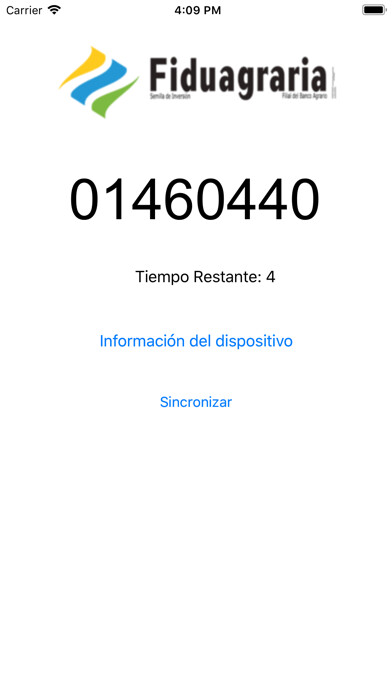 Emulate iPhone app OTP-Fiduagraria using MyAndroid