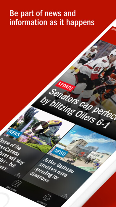 Emulate iPhone app Ottawa Sun using MyAndroid Emulate iPhone app Ottawa Sun using MyAndroid