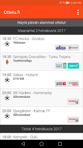 Run android online APK Ottelu from MyAndroid or emulate Ottelu using MyAndroid