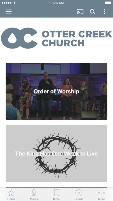 Emulate iPhone app Otter Creek Church of Christ using MyAndroid Emulate iPhone app Otter Creek Church of Christ using MyAndroid