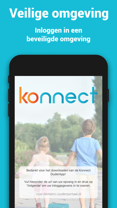 Emulate iPhone app OuderApp van Konnect using MyAndroid