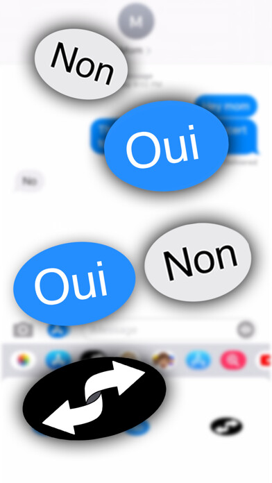 Emulate iPhone app Oui Reverse Stickers using MyAndroid Emulate iPhone app Oui Reverse Stickers using MyAndroid