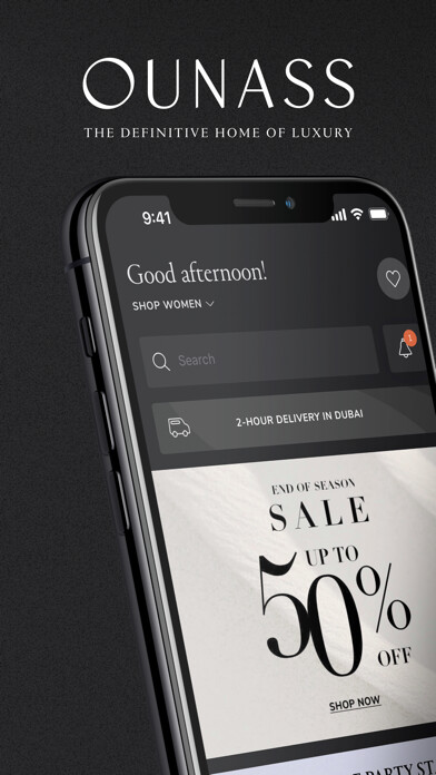 Emulate iPhone app Ounass Luxury Shopping اُناس using MyAndroid Emulate iPhone app Ounass Luxury Shopping اُناس using MyAndroid