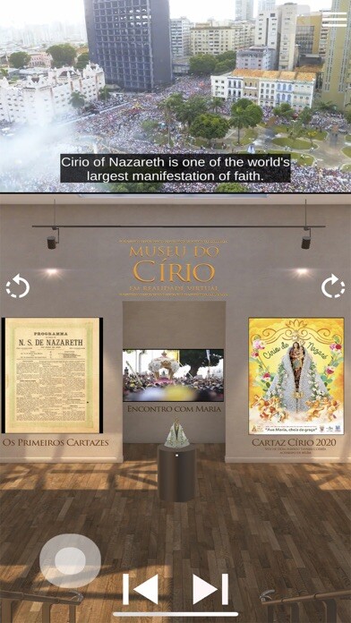 Emulate iPhone app Our Lady Museum using MyAndroid