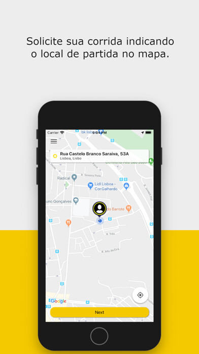 Emulate iPhone app Ouro Taxi - Taxi Digital using MyAndroid Emulate iPhone app Ouro Taxi - Taxi Digital using MyAndroid