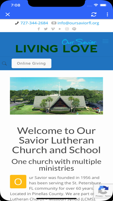 Emulate iPhone app Our Savior Lutheran Church-SP using MyAndroid Emulate iPhone app Our Savior Lutheran Church-SP using MyAndroid