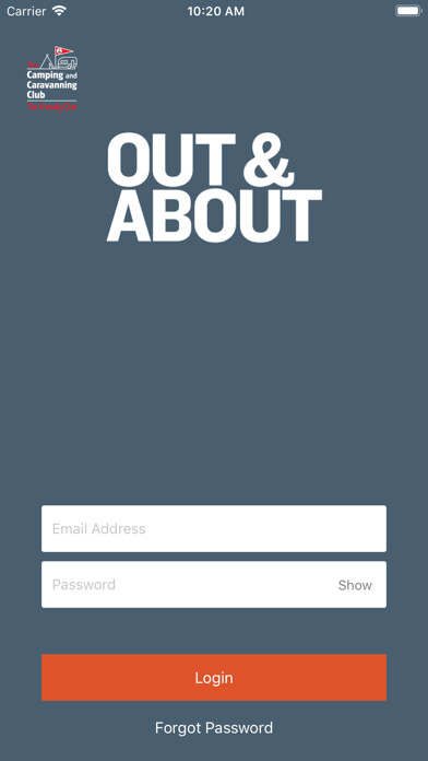 Emulate iPhone app Out & About – Social Camping using MyAndroid