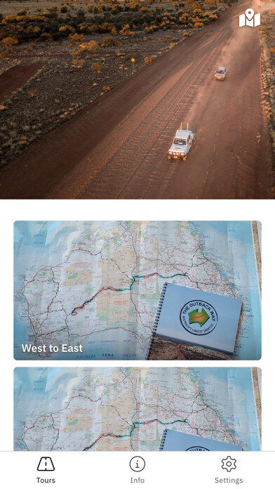 Emulate iPhone app Outback Way using MyAndroid