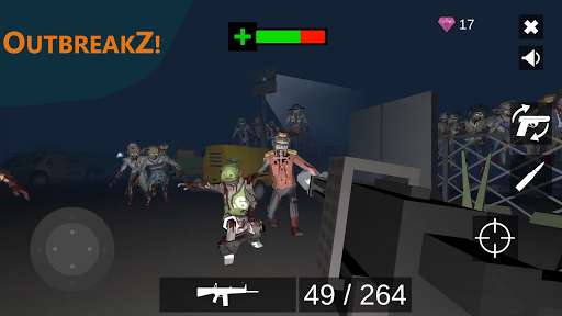 Run android online APK OutbreakZ - FPS Zombie Survival from MyAndroid or emulate OutbreakZ - FPS Zombie Survival using MyAndroid