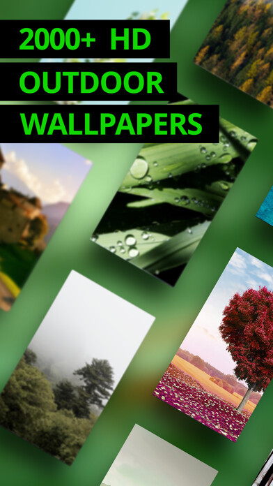 Emulate iPhone app Outdoor - HD Free Wallpaper using MyAndroid
