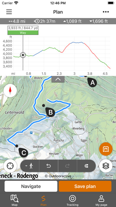 Emulate iPhone app Outdoor Südtirol using MyAndroid Emulate iPhone app Outdoor Südtirol using MyAndroid