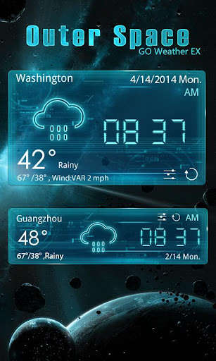 Run android online APK OUTERSPACE THEME GO WEATHER EX from MyAndroid or emulate OUTERSPACE THEME GO WEATHER EX using MyAndroid Run android online APK OUTERSPACE THEME GO WEATHER EX from MyAndroid or emulate OUTERSPACE THEME GO WEATHER EX using MyAndroid