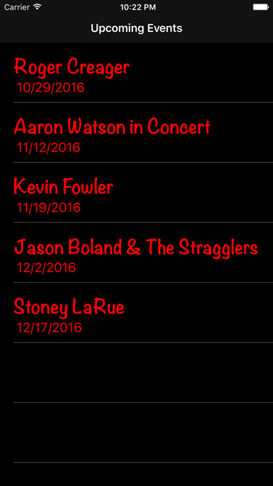 Emulate iPhone app Outhouse Tickets using MyAndroid