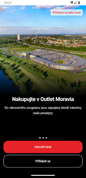 Emulate iPhone app Outlet Arena Moravia using MyAndroid Emulate iPhone app Outlet Arena Moravia using MyAndroid