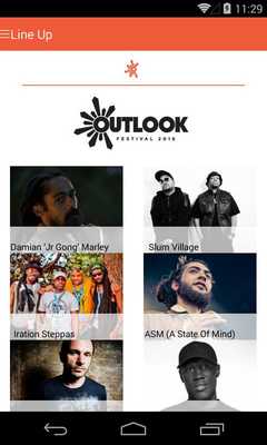 Emulate Android APK Outlook Festival