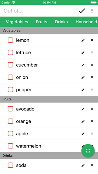 Emulate iPhone app Out of - Grocery Shopping List using MyAndroid Emulate iPhone app Out of - Grocery Shopping List using MyAndroid