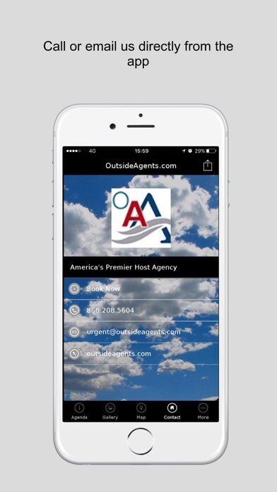 Emulate iPhone app OutsideAgents.com using MyAndroid