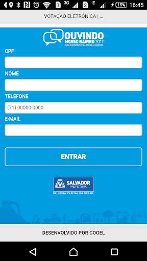 Emulate Android APK Ouvindo Nosso Bairro Emulate Android APK Ouvindo Nosso Bairro