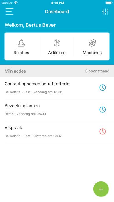 Emulate iPhone app OverAll CRM using MyAndroid