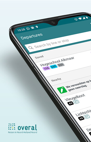 Run android online APK Overal - public transport in Noord-Holland Noord from MyAndroid or emulate Overal - public transport in Noord-Holland Noord using MyAndroid