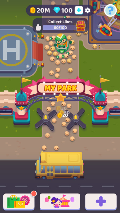 Emulate iPhone app Overcrowded: Tycoon using MyAndroid