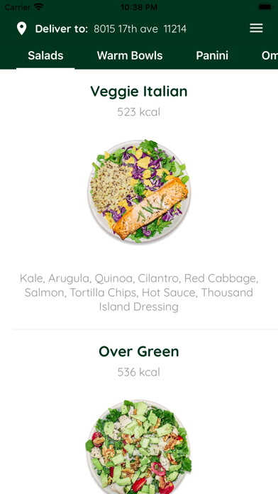 Emulate iPhone app Overgreens Salad & Juice using MyAndroid Emulate iPhone app Overgreens Salad & Juice using MyAndroid