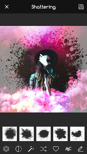 Emulate Android APK Overlay Photo Shattering Effect App Emulate Android APK Overlay Photo Shattering Effect App