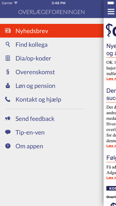 Emulate iPhone app Overlægen using MyAndroid Emulate iPhone app Overlægen using MyAndroid