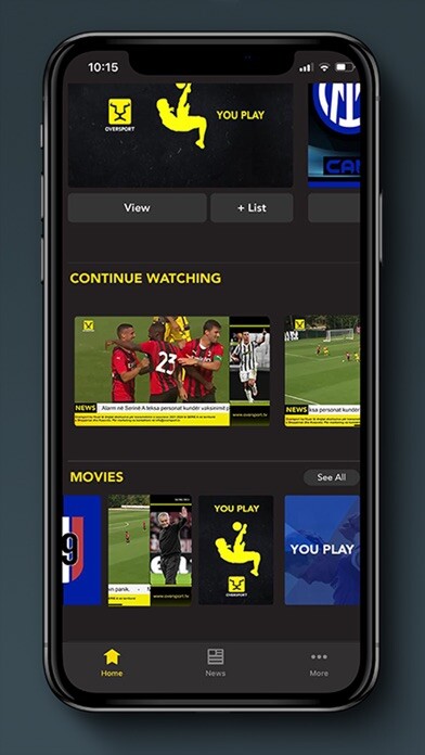 Emulate iPhone app OVERSPORT using MyAndroid Emulate iPhone app OVERSPORT using MyAndroid