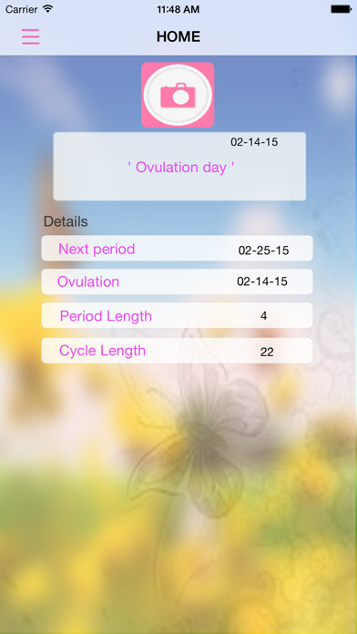 Emulate iPhone app Ovulation Predictor using MyAndroid Emulate iPhone app Ovulation Predictor using MyAndroid