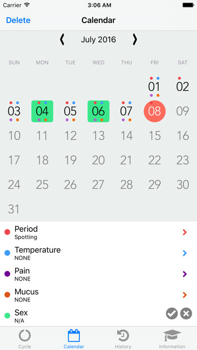 Emulate iPhone app Ovulator: fertility tracker using MyAndroid Emulate iPhone app Ovulator: fertility tracker using MyAndroid