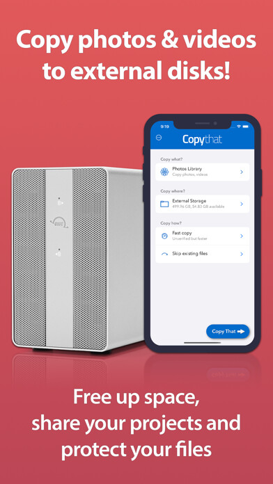 Emulate iPhone app OWC Copy That Mobile using MyAndroid