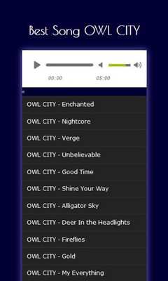 Emulate Android APK Owl City - Mp3 Emulate Android APK Owl City - Mp3