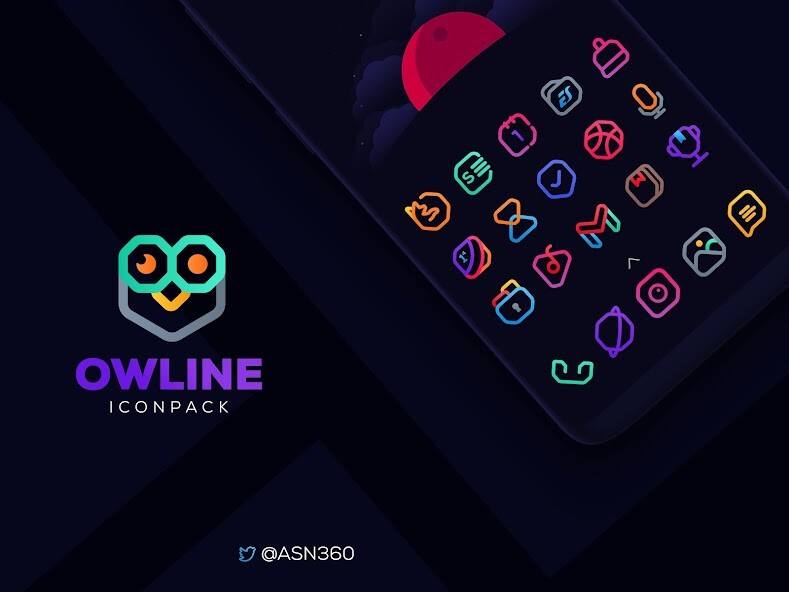 Run android online APK Owline Icon pack from MyAndroid or emulate Owline Icon pack using MyAndroid